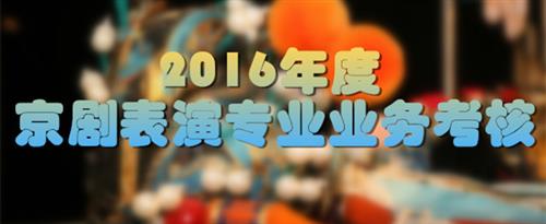 免费日比视频国家京剧院2016年度京剧表演专业业务考...